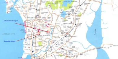 Мумбай Borivali газрын зураг